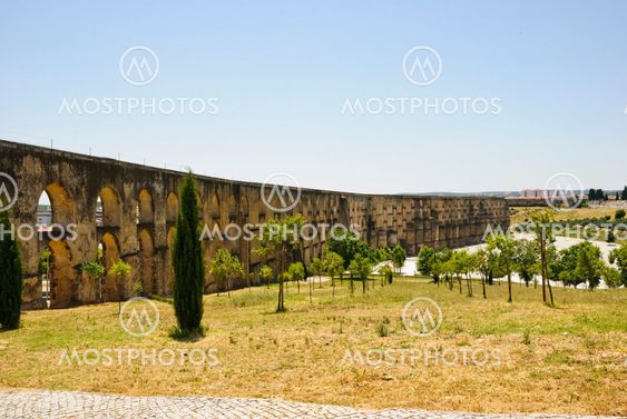Aqueduct in Elvas, Portugal