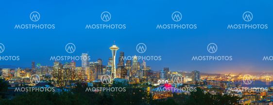 Downtown Seattle as seen from the Kerry park