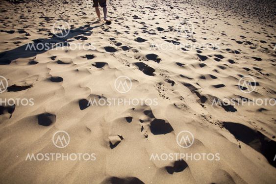 Sand dunes in Gran Canaria, Spain
