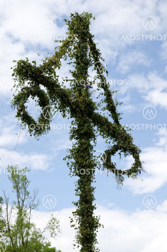 Svensk midsommar pole