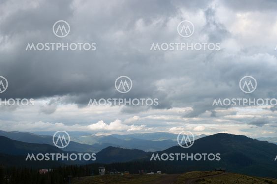 Autumn in mountain meadows