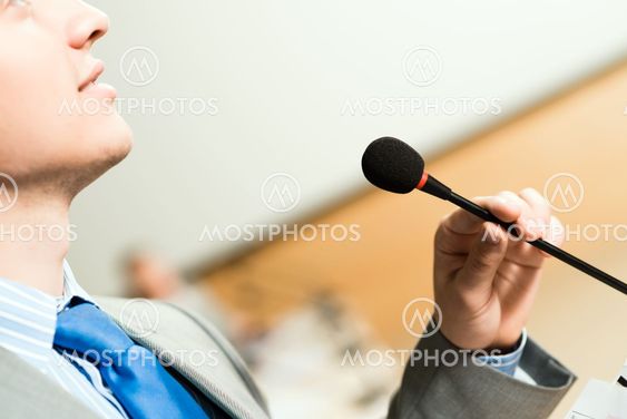 male speaker