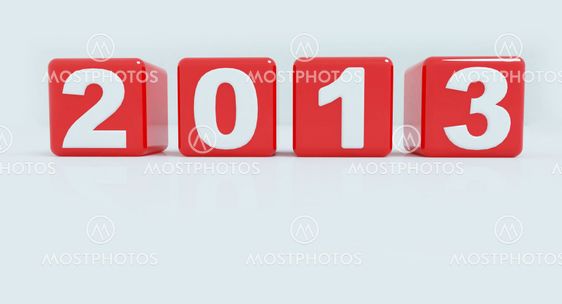 2013 in red cube