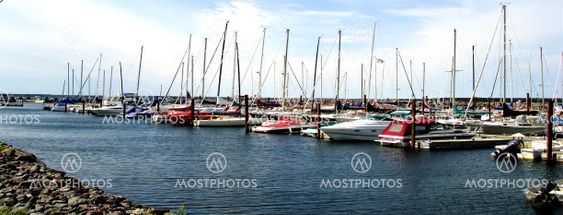 Boats Marina Panoramic View