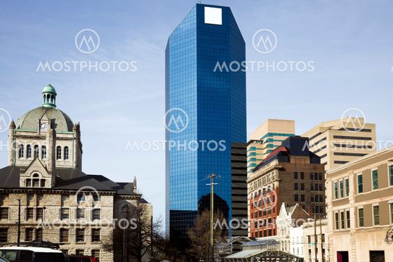 Buildings in Lexington - old and new.
