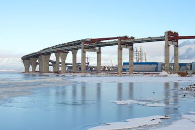 Construction of the new section of Western High-Speed...