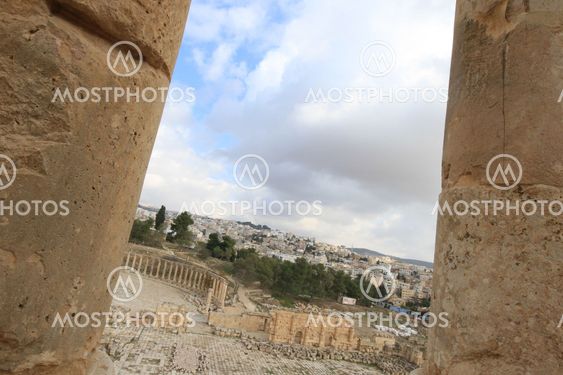 Oval Plaza,Jarash Jordan