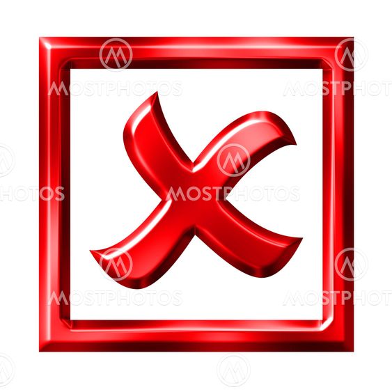 X Checked Box