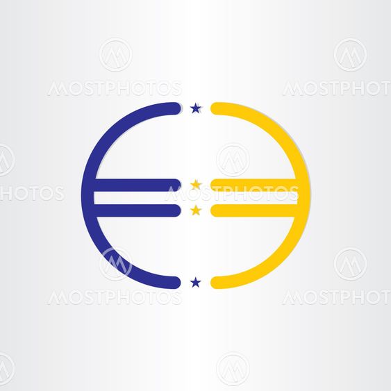 european union euro money line symbol