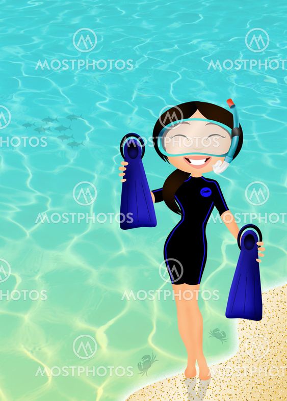 girl makes immersion