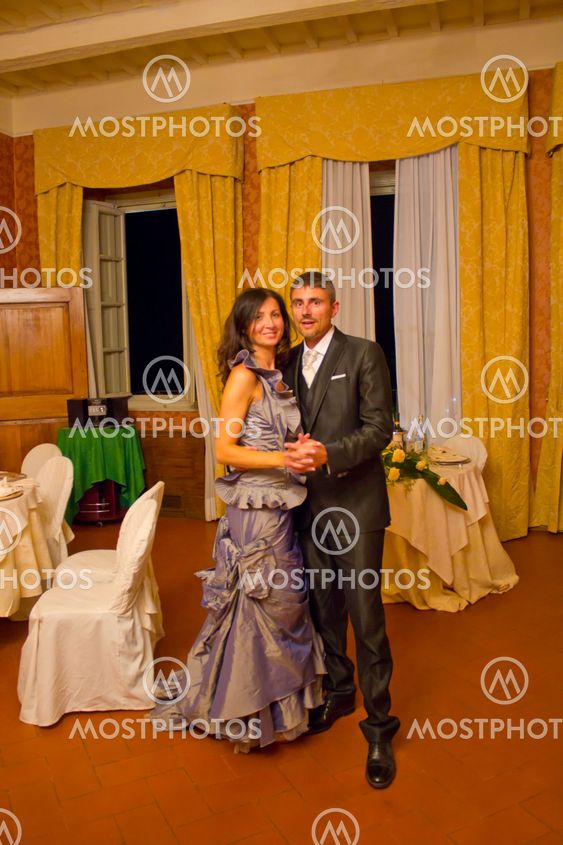 Bride and Groom dancing at Wedding Ceremony