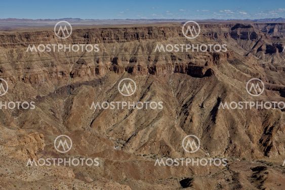 detail of the east side the fish river canyon south namibia