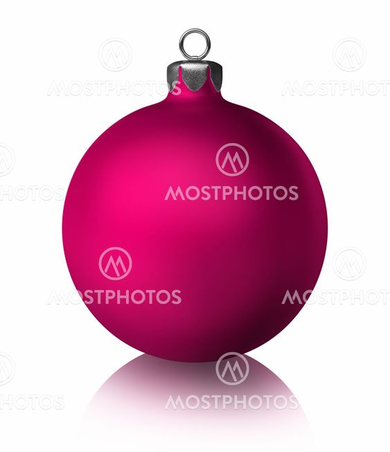 Pink Christmas Bauble