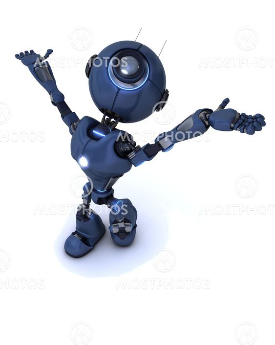 android reaching for the sky