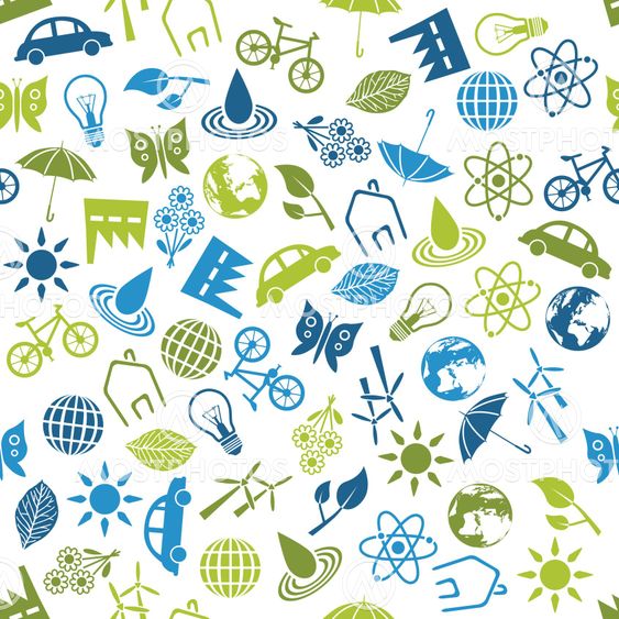 environment seamless pattern