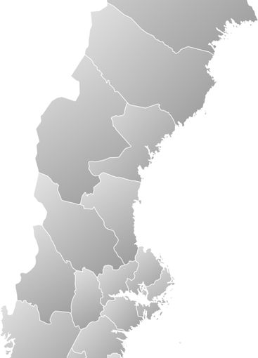 Map - Sweden, Skane County