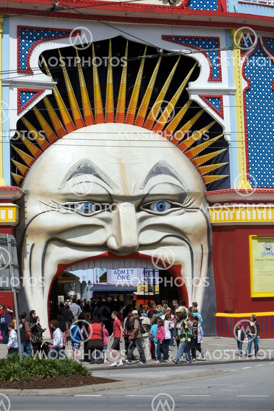Luna Park in Melbourne