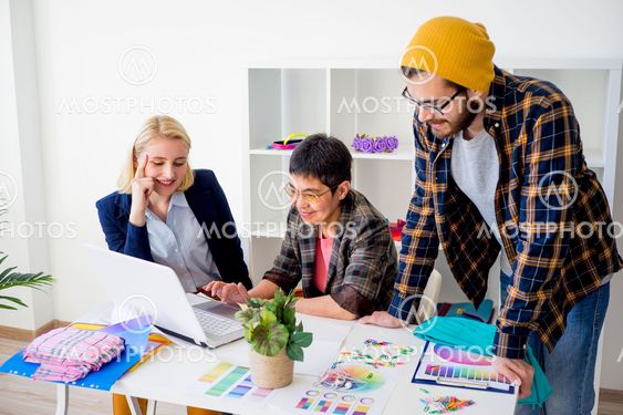 Fashion designers working
