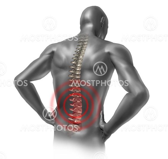 Human back pain