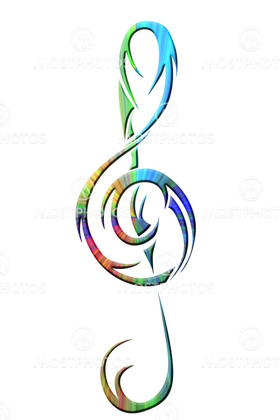 trebl clef psychedelic