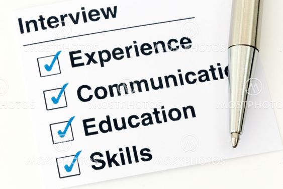 Job interview checklist