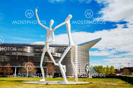 The Dancers public sculpture in Denver