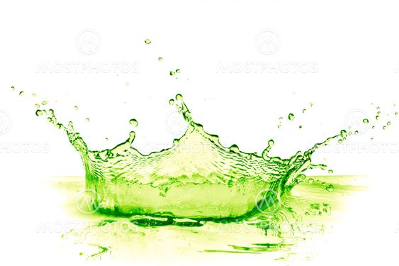 lime drink splash
