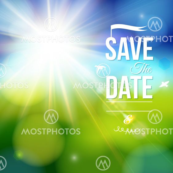 Save the date for personal holiday.