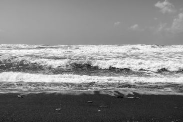 Stormy ocean seen from Irish coast