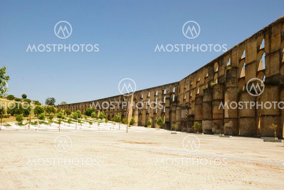 Aqueduct in Elvas, Portugal