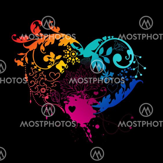 Floral heart