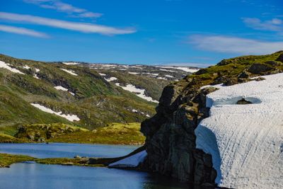 Mountains landscape. Route Aurlandsfjellet Norway