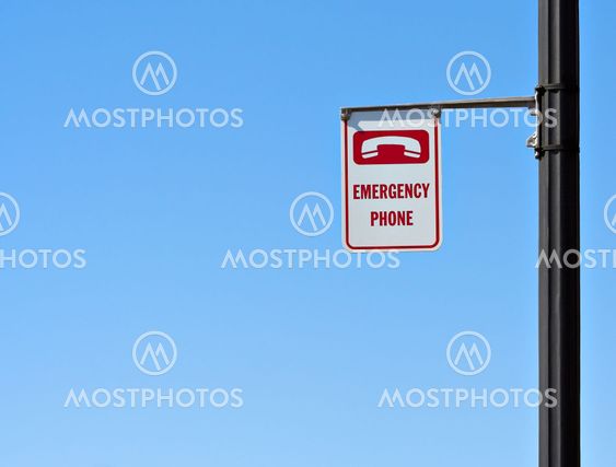 Emergency Phone Sign