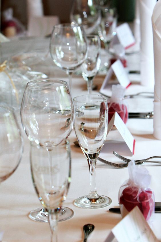 table in a restaurant