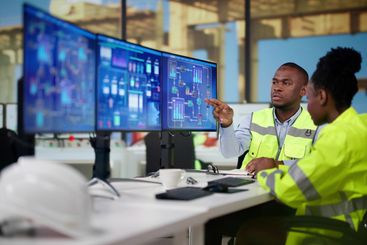 Automated Computer Technology At Industrial Plant