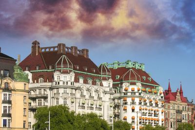 View of colorful Buildings on the harbor part of...