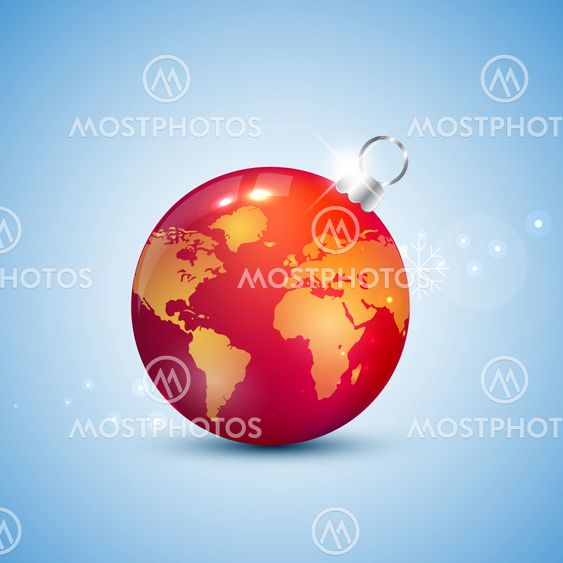 Globe christmas ball