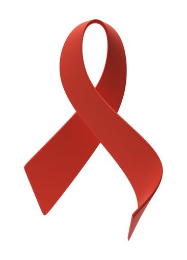 World AIDS Day on December 1. 3d red ribbon. Aids...