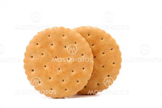 Closeup cookie biscuits with filling