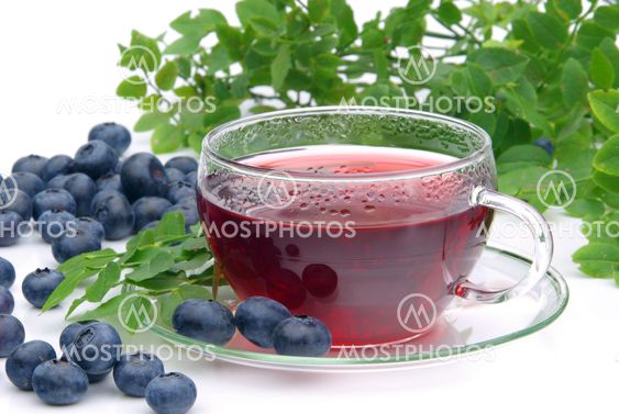 Tee Heidelbeere - blueberry tea 04