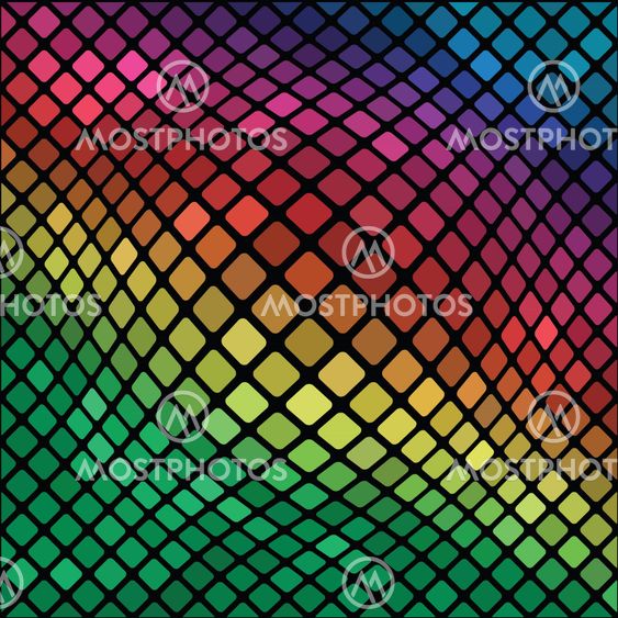 multicolor mosaic background