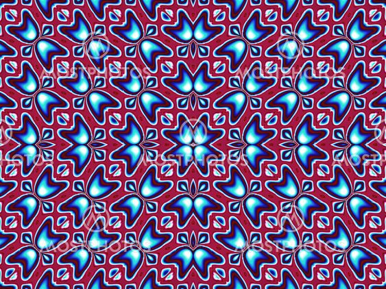 Red and blue wallpaper