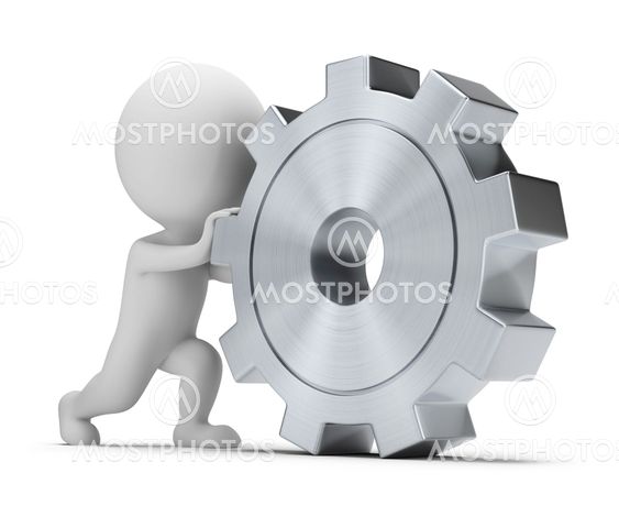 3d small people - rolls gear