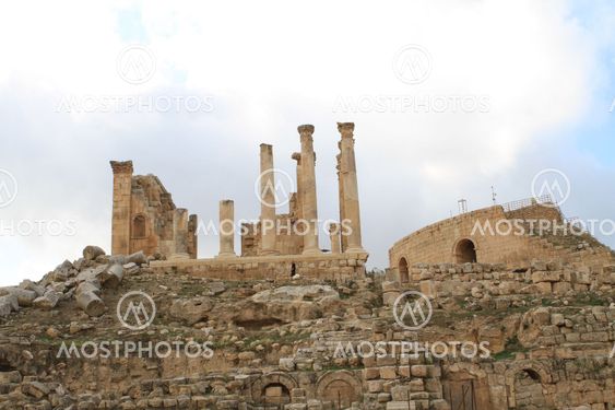 Temple of Zeus,Jarash Jordan