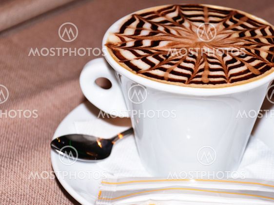 Barista coffee cup