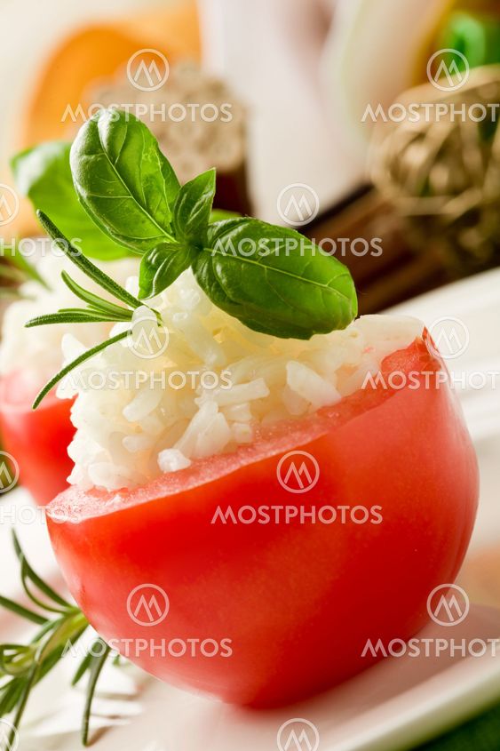 Stuffed Tomatoes with rice