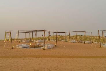Desert Tourism place for Belly Dancing and Fire dance