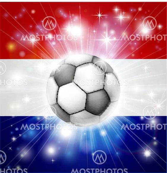 Dutch soccer flag