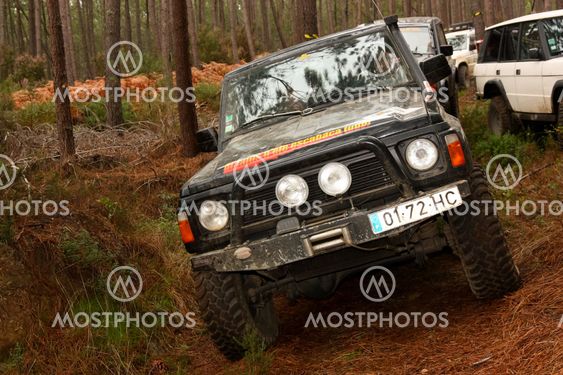 SERTÃ, PORTUGAL - March 17: An unknown driver/team...