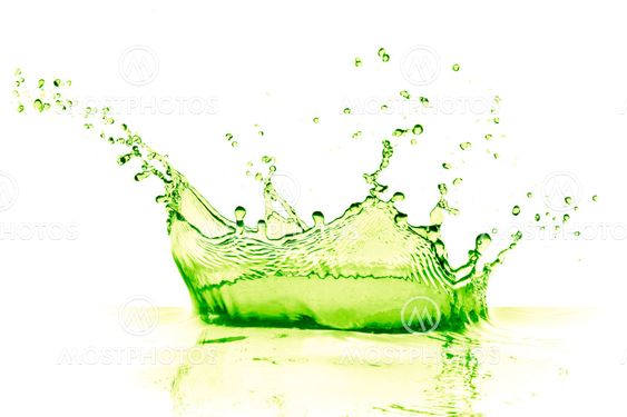 lime drink splash